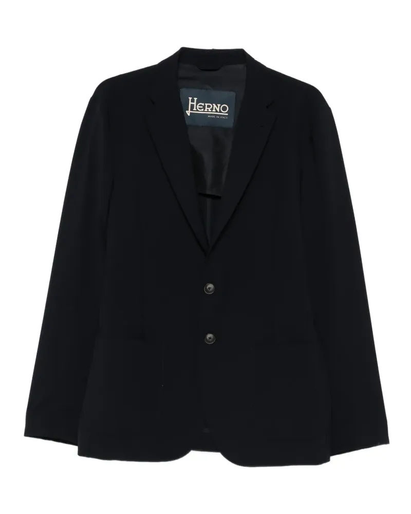 Herno Einreihiges Sakko - Blau Blau