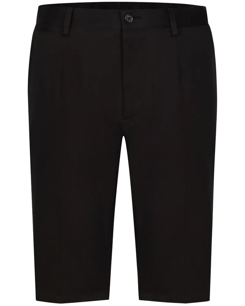 Dolce & Gabbana Shorts mit Logo-Stickerei - Schwarz Schwarz