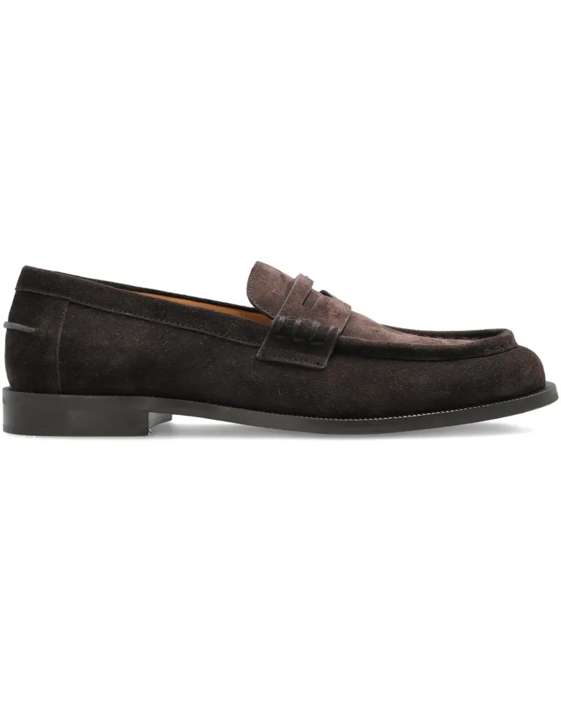 Emporio Armani suede loafers - Braun Braun