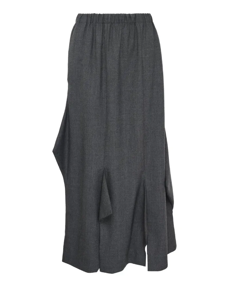 ENFÖLD elasticated-waistband midi skirt - Grau Grau