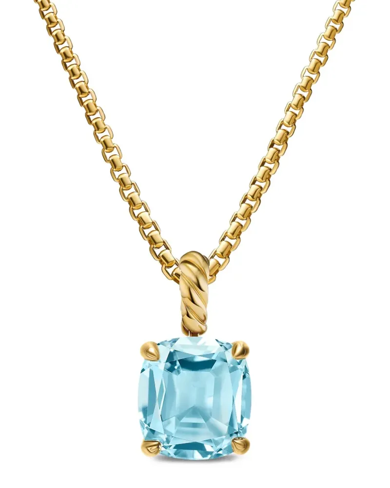 David Yurman 18kt Marbella™ Gelbgoldanhänger mit Topas Gold