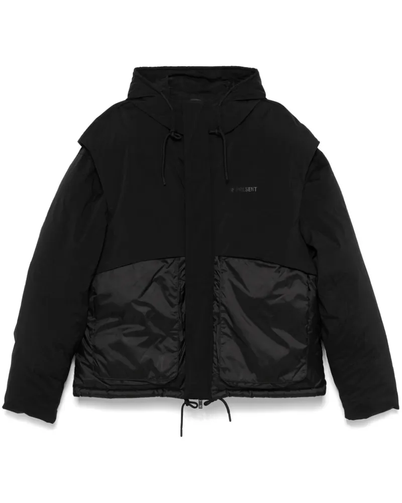 REPRESENT Gefütterte Kapuzenjacke - Schwarz Schwarz