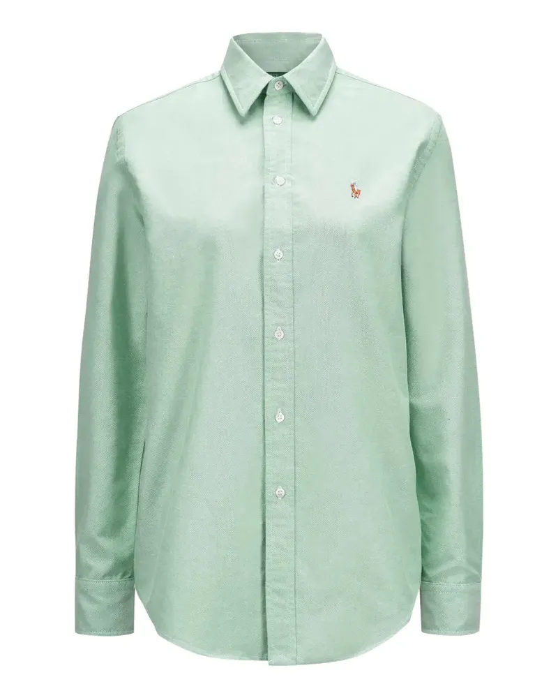 Ralph Lauren embroidered-logo shirt - Grün Grün
