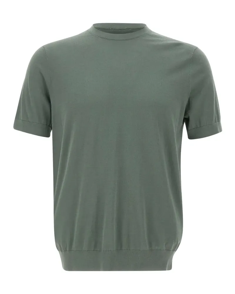 Diktat short-sleeve crew-neck sweater - Grün Grün