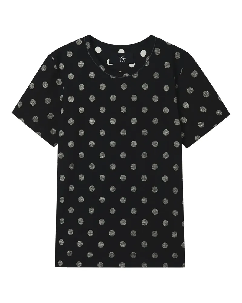 Yohji Yamamoto Klassisches T-Shirt - Schwarz Schwarz