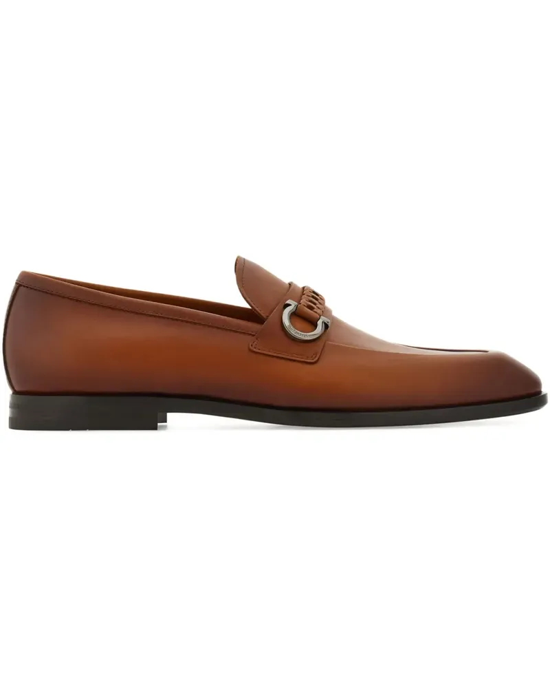 Ferragamo Gancini Loafer - Braun Braun