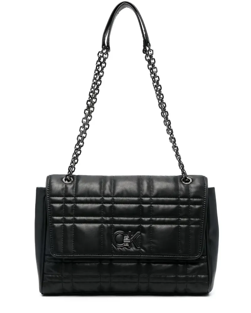Calvin Klein Re-lock Schultertasche - Schwarz Schwarz