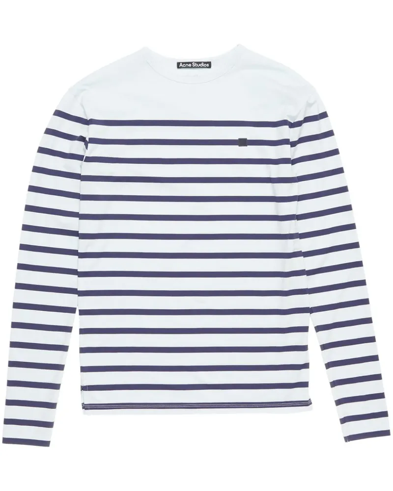 Acne Studios Klassisches Langarmshirt - Blau Blau