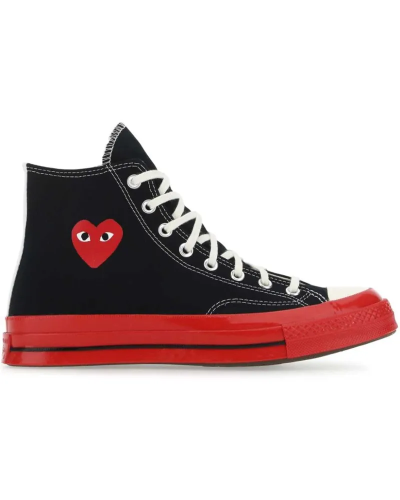 Comme des Garçons x Converse High-Top-Sneakers Schwarz