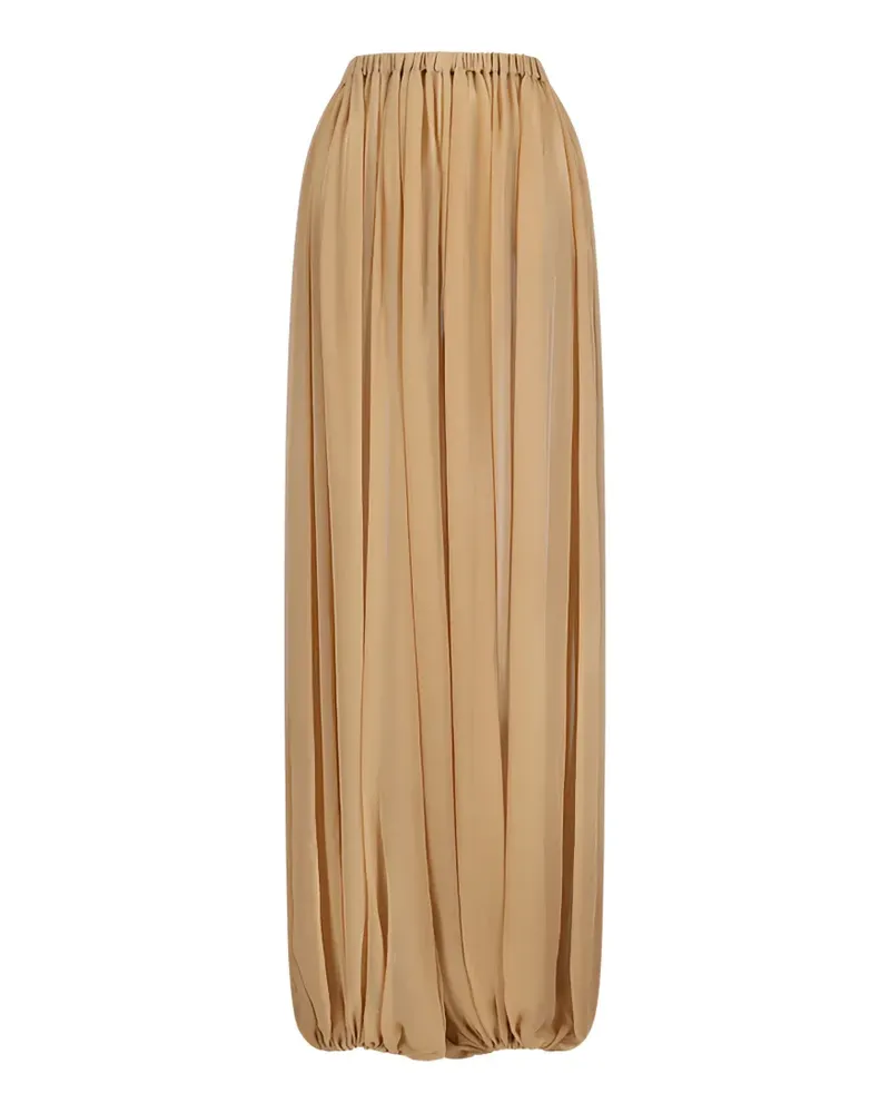 Giuseppe di Morabito gathered silk trousers - Nude Nude