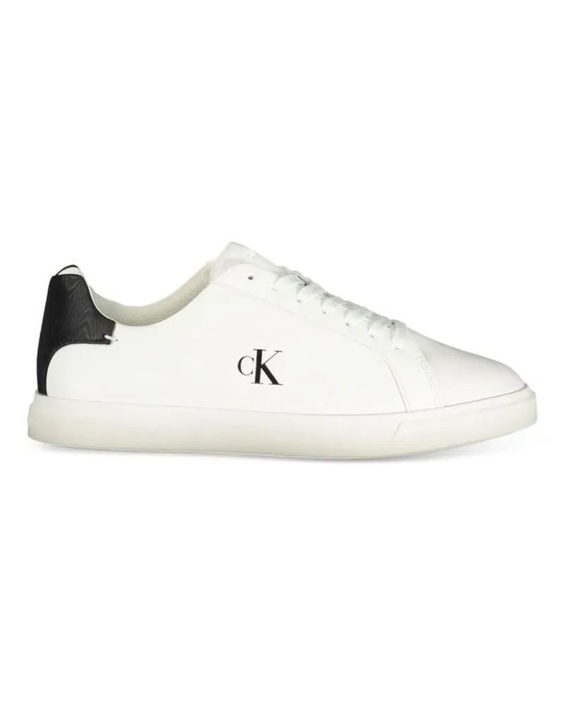 Calvin Klein Brooke logo-print sneakers - Weiß Weiß