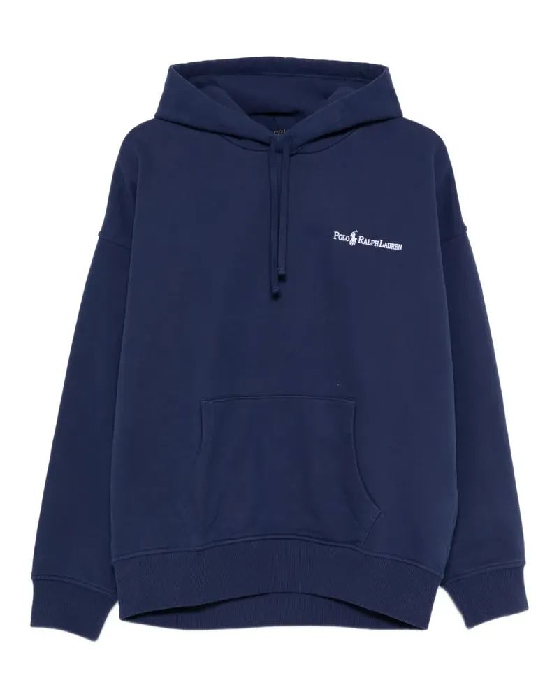Ralph Lauren logo detail hoodie - Blau Blau