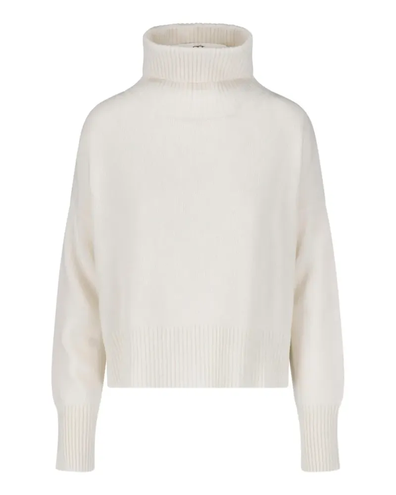 MA'RY'YA roll-neck knitted sweater - Weiß Weiß