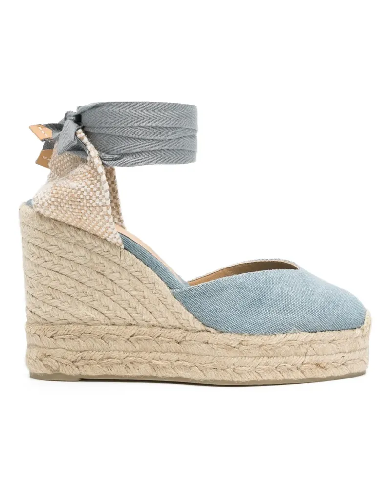 Castañer Chiara tie fastening espadrilles - Blau Blau