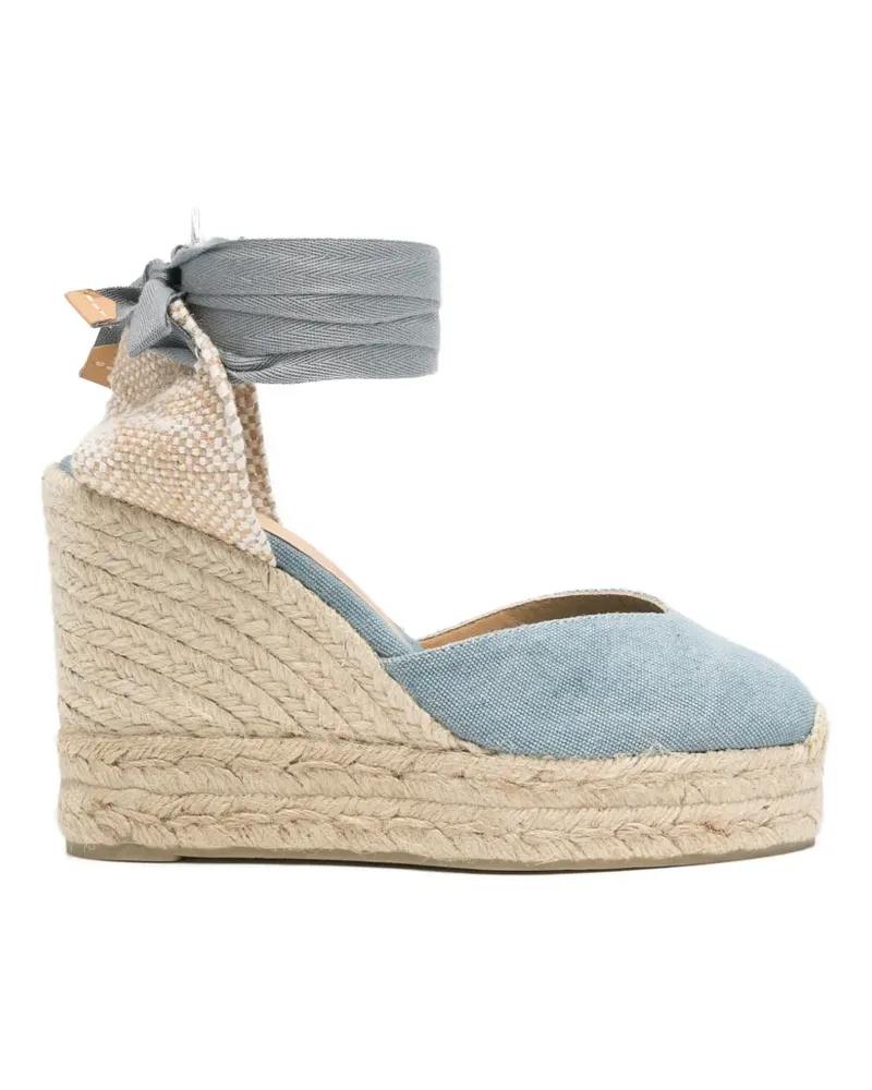 Castañer Chiara tie fastening espadrilles - Blau Blau