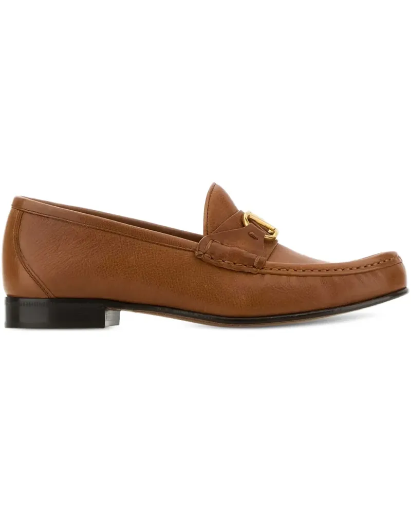 Valentino Garavani Penny-Loafer mit VLogo - Braun Braun