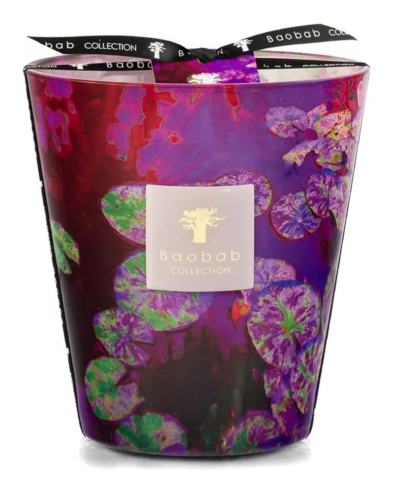 Baobab Collection Arty Flowers Water Lily candle - Violett Violett