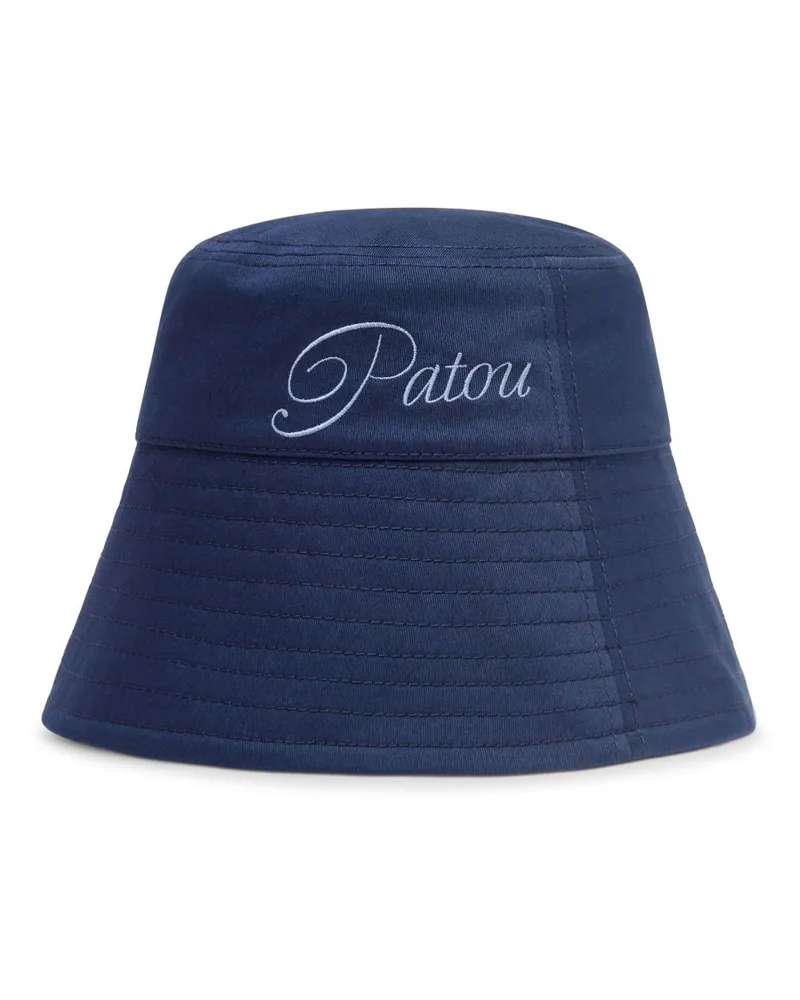 Patou Fischerhut mit Logo-Stickerei - Blau Blau