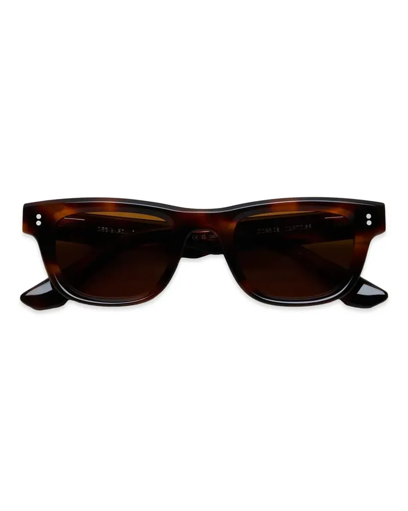 CHIMI 08 Core Sonnenbrille mit eckigem Gestell - Braun Braun
