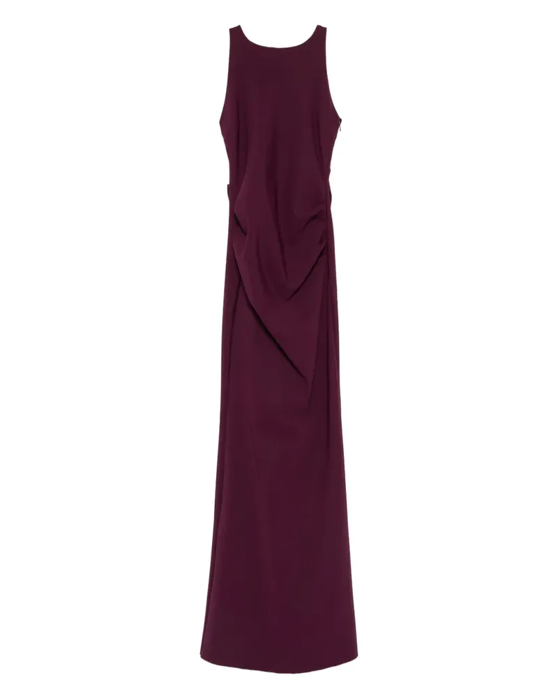 Chiara Boni Gerafftes Eman Maxikleid - Violett Violett
