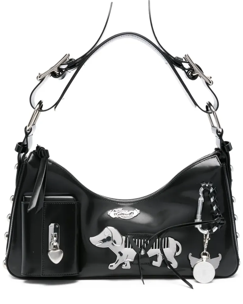 CHOPOVA LOWENA Mini Sofia Schultertasche - Schwarz Schwarz