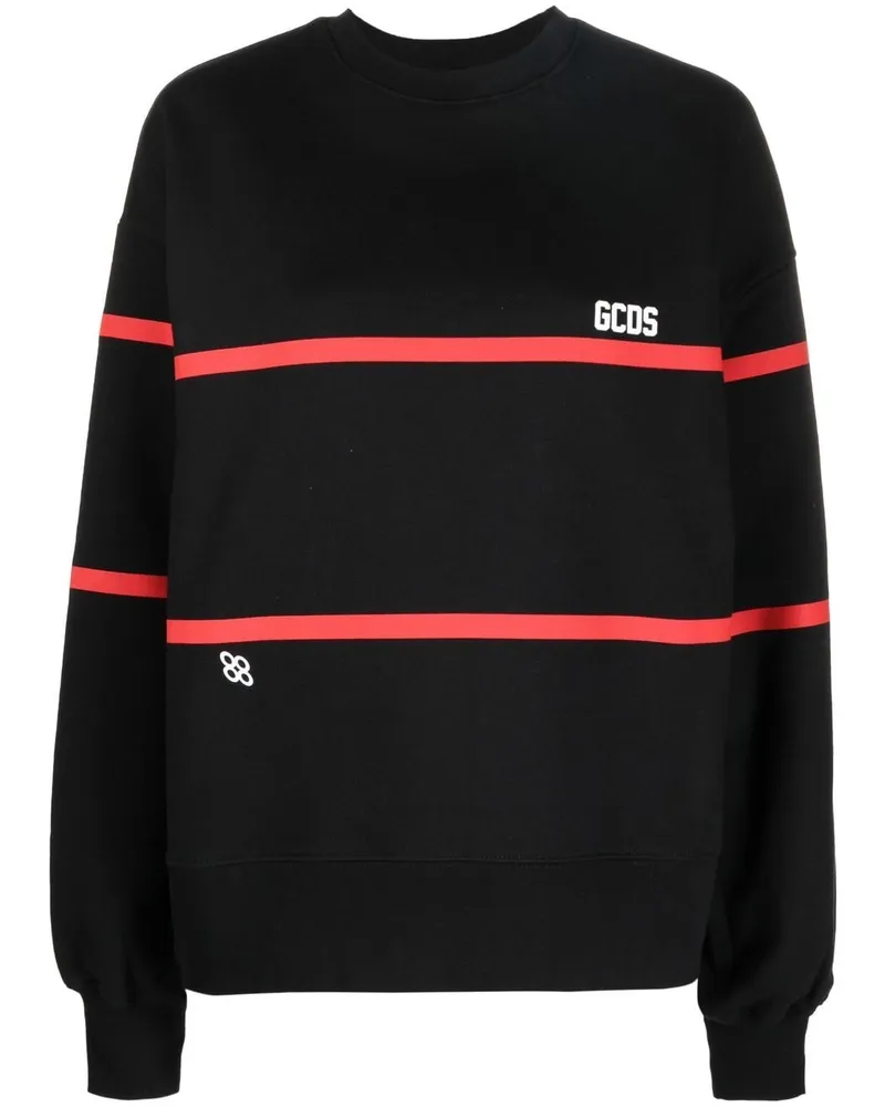 GCDS Hemd mit Streifendetail - Schwarz Schwarz