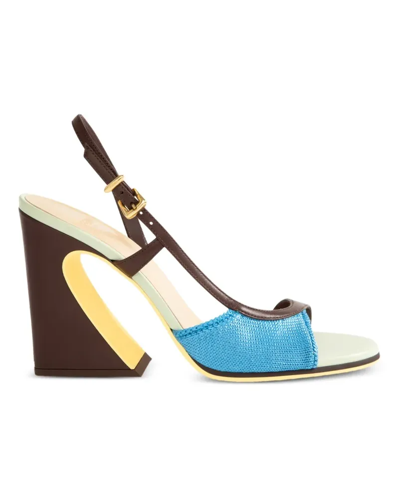 Fendi Arco Pumps mit Cut-Out - Braun Braun