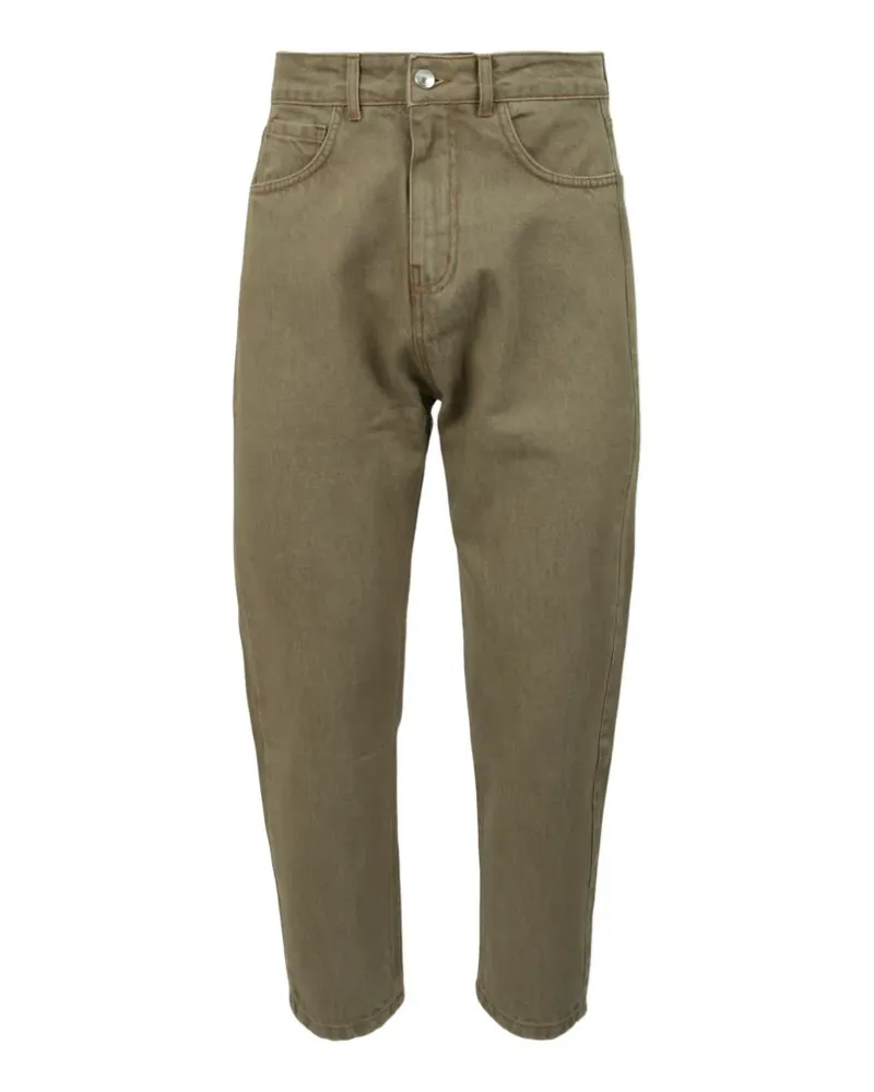 GCDS Stemma carrot-fit jeans - Grün Grün