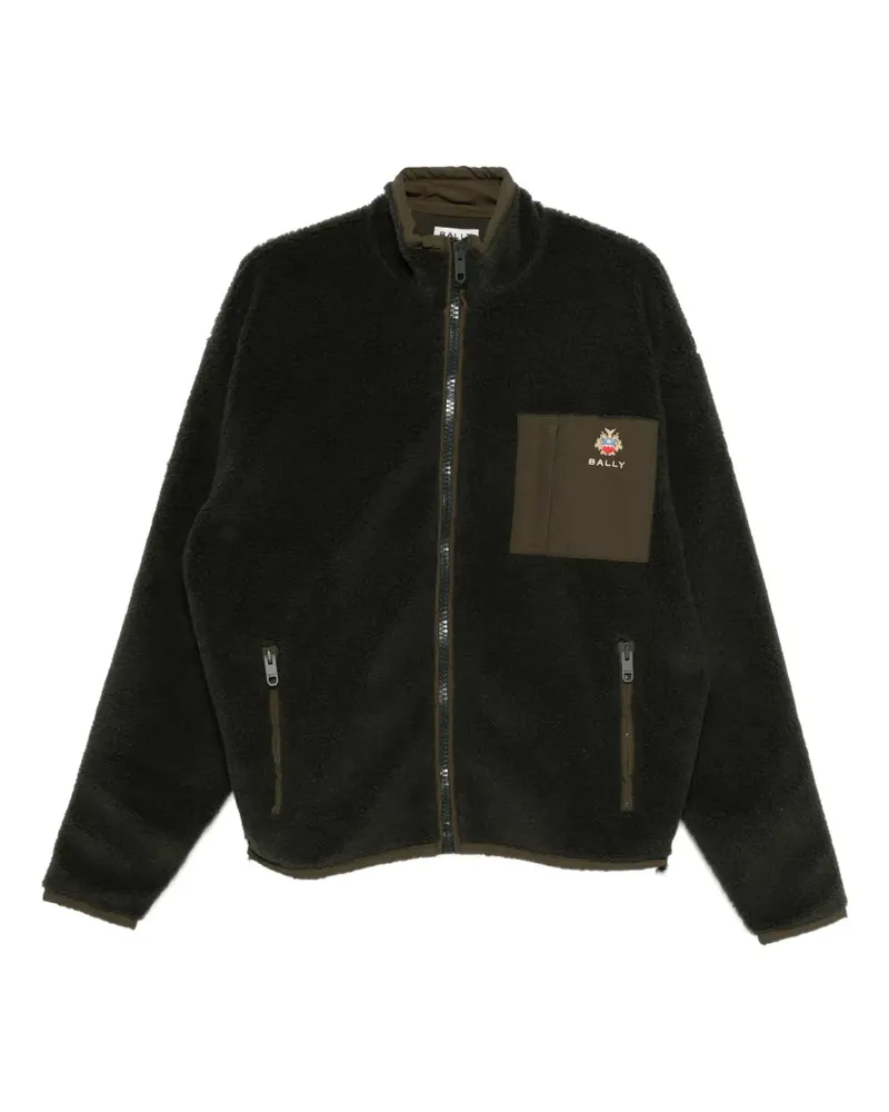 Bally Sweatshirt mit Reißverschluss - Grün Grün