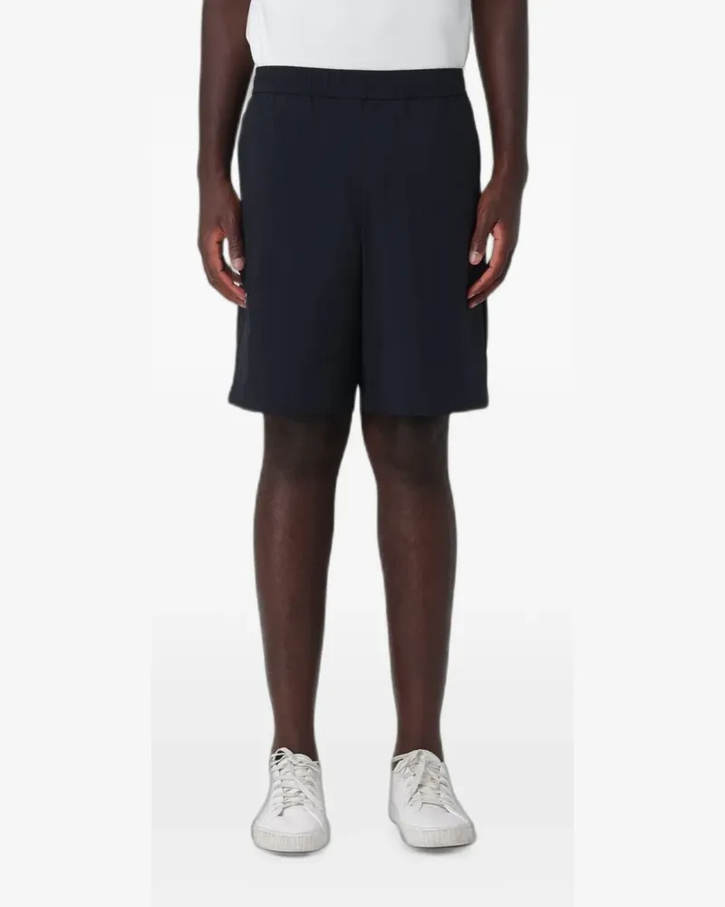 Armani Exchange elasticated-waist shorts - Blau Blau