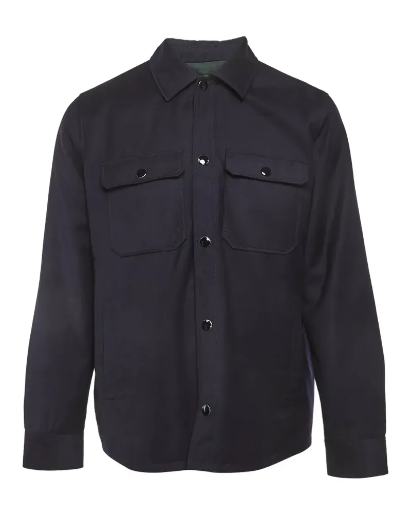 A.P.C. Jacke mit Knopfleiste - Blau Blau
