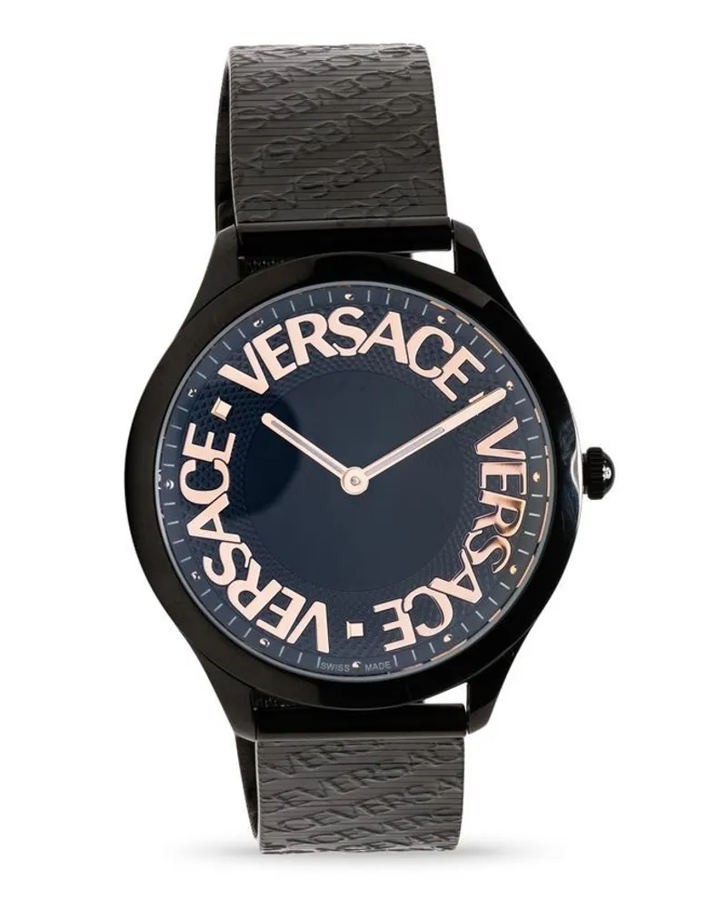 Versace Logo Halo 38mm Schwarz