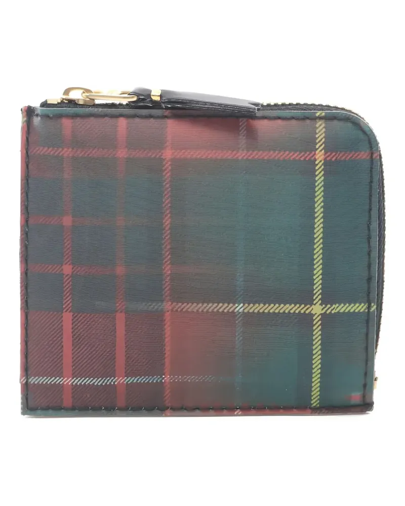 Comme des Garçons tartan check coin purse - Rot Rot