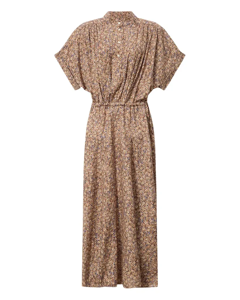 Isabel Marant Ansley Maxikleid mit Blumen-Print - Braun Braun