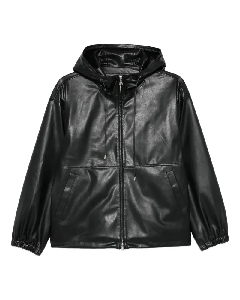 Dunst Kapuzenjacke mit Reißverschluss - Schwarz Schwarz