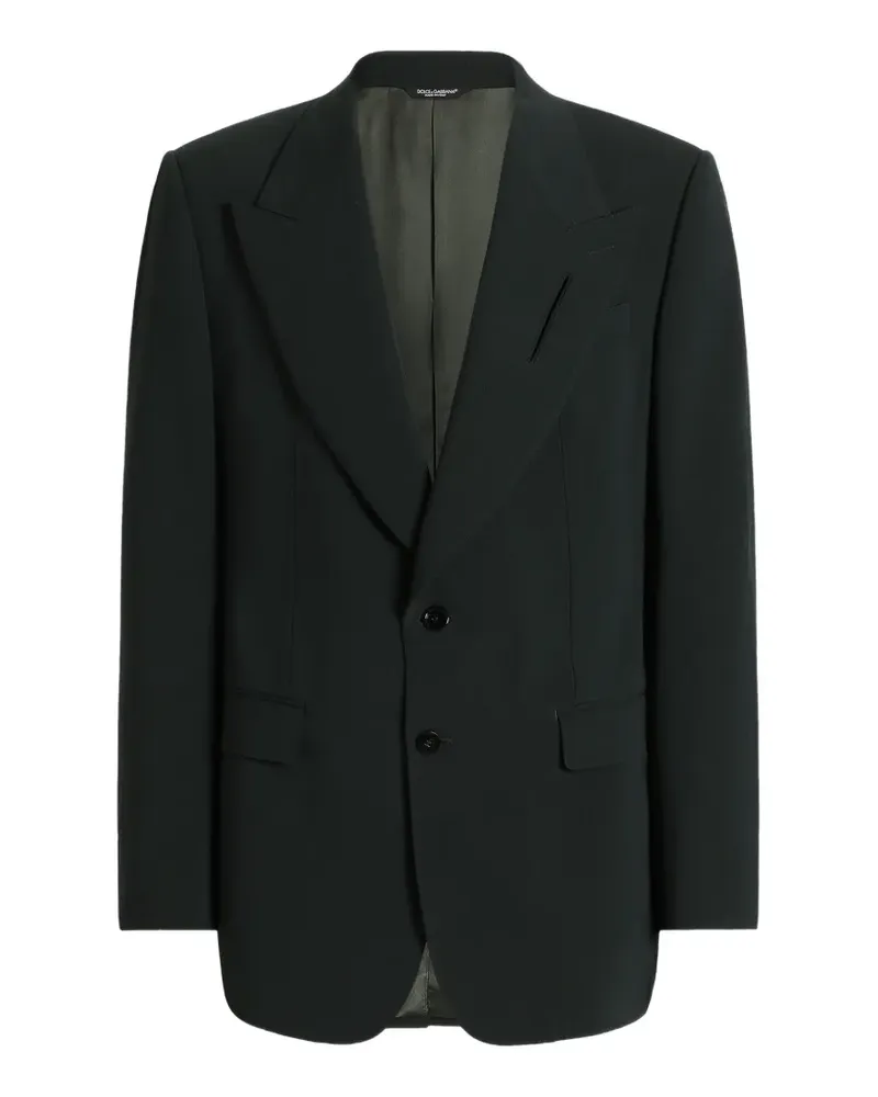 Dolce & Gabbana Einreihige Jacke - Grün Grün