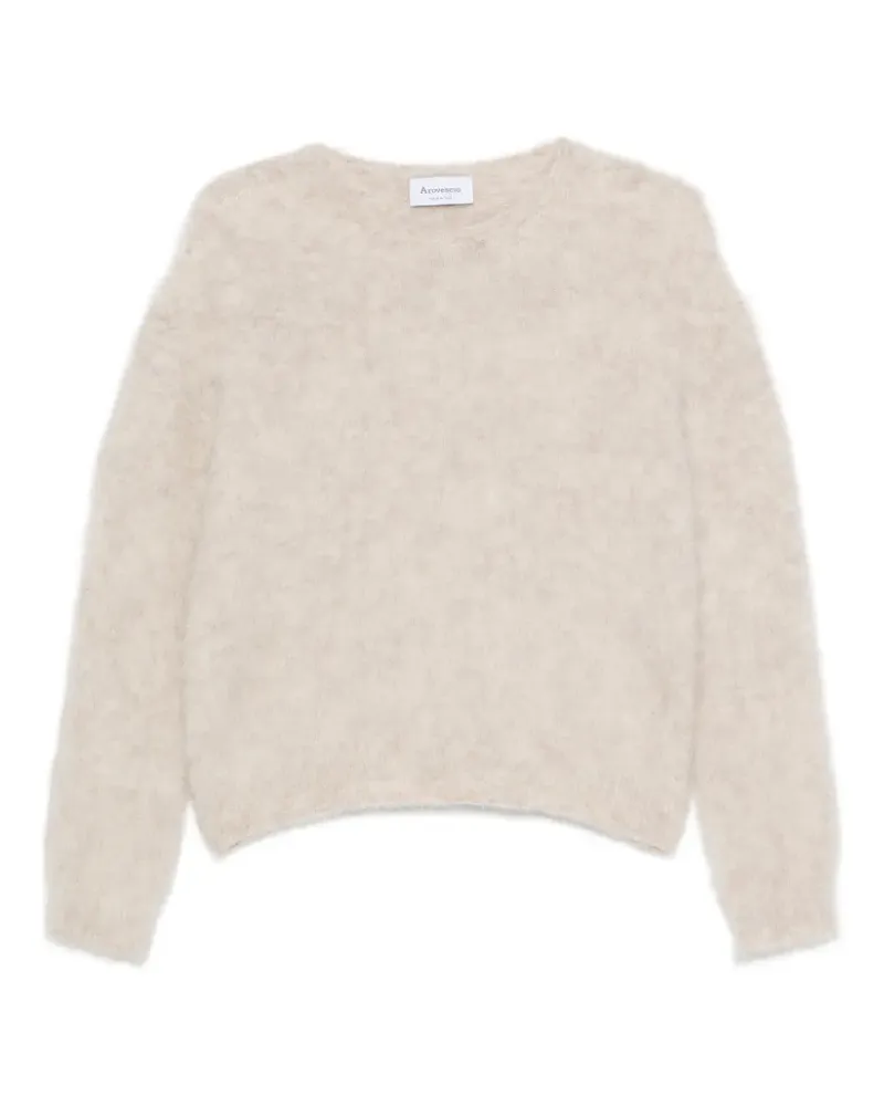 Arovescio Pullover mit gebürstetem Effekt - Nude Nude