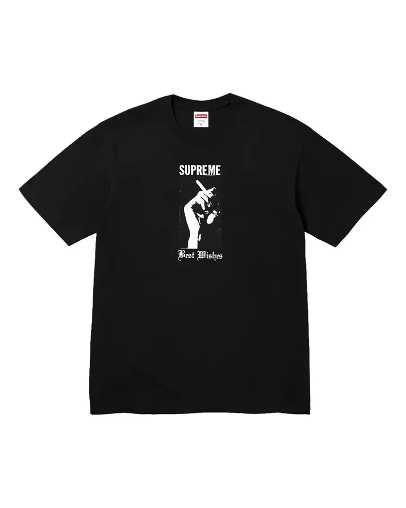 Supreme Being Wish T-Shirt mit grafischem Print - Schwarz Schwarz