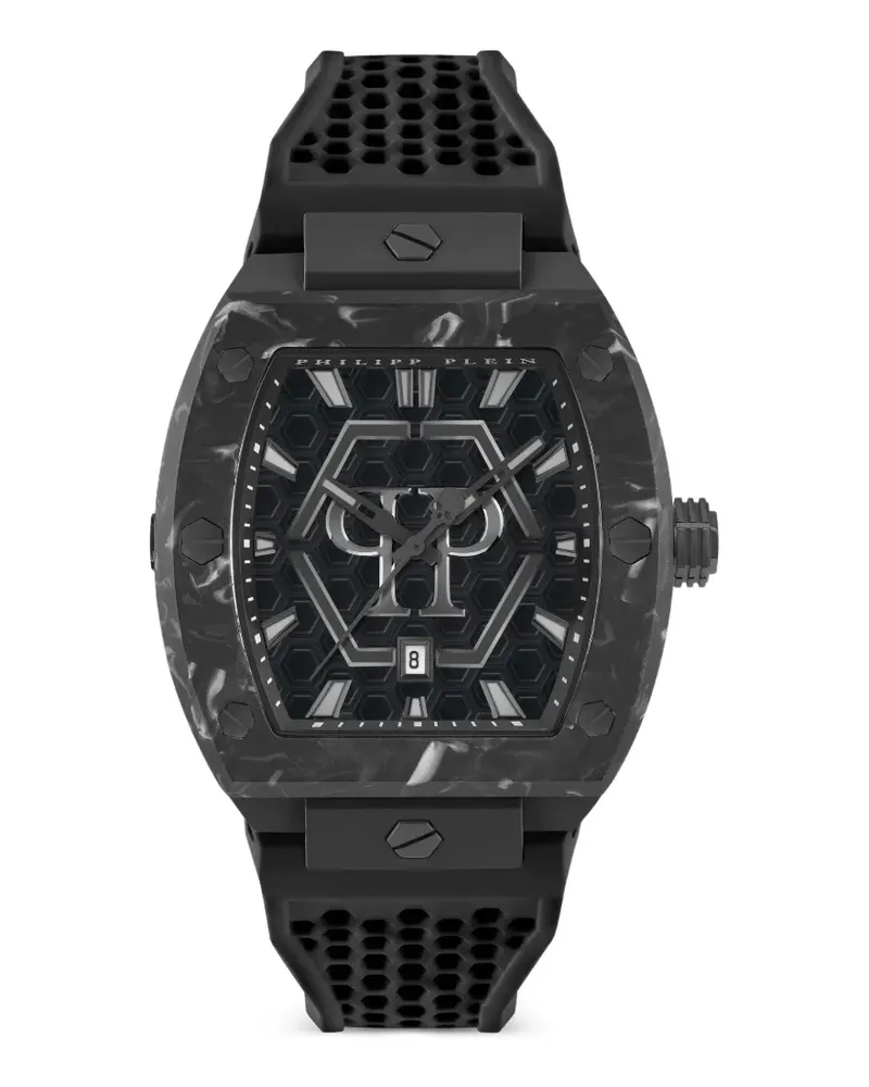Philipp Plein The Hexagon Phantom 44mm watch - Schwarz Schwarz