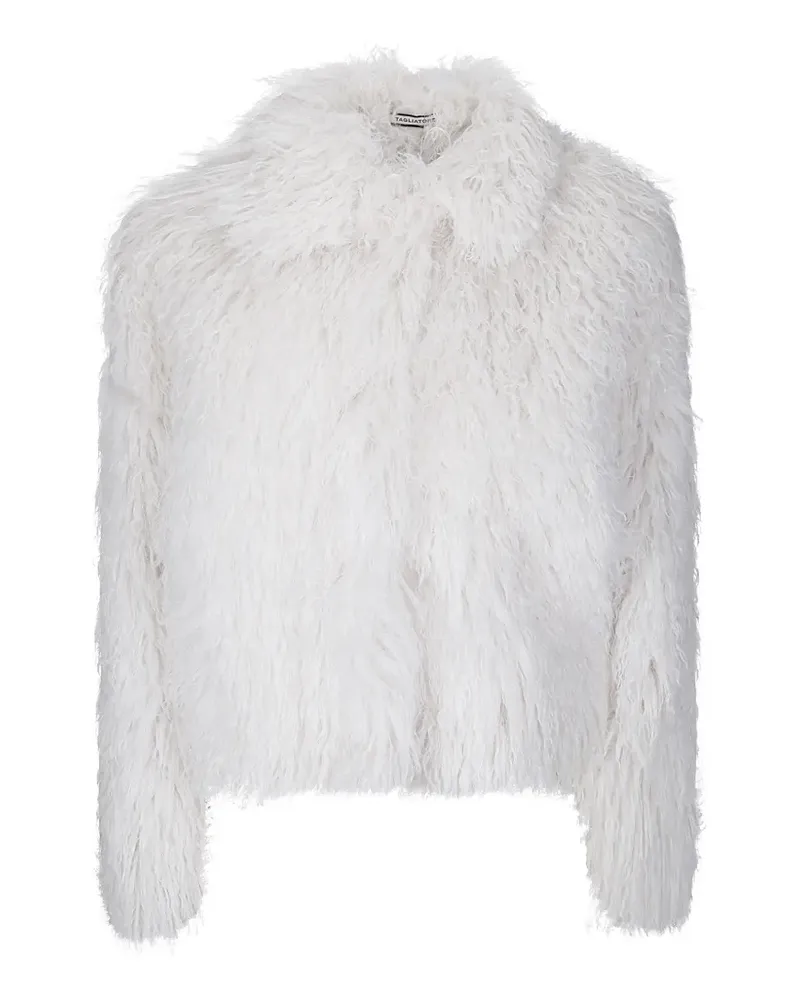 Tagliatore faux-fur collar jacket - Weiß Weiß