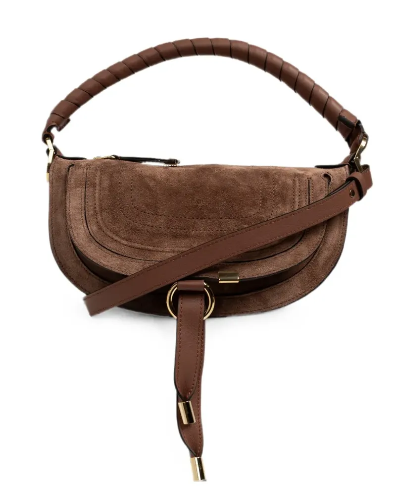 Chloé Mini Marcie Tote Bag - Braun Braun