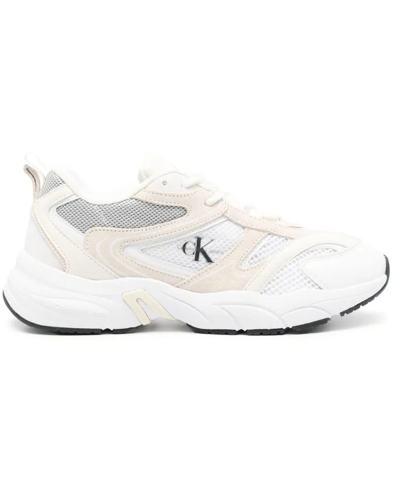 Calvin Klein Retro Sneakers mit Logo-Print - Nude Nude