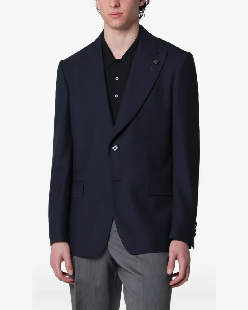 LARDINI single-breasted blazer - Blau Blau
