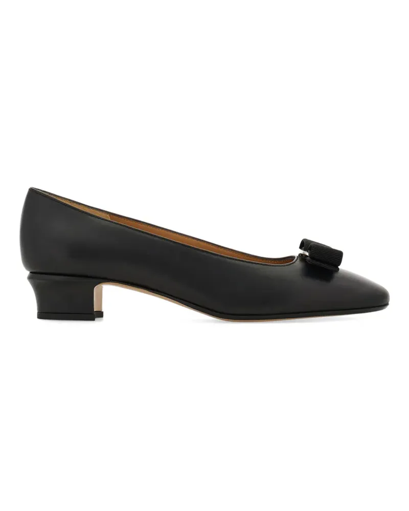 Ferragamo Pumps mit Vara-Schleife - Schwarz Schwarz