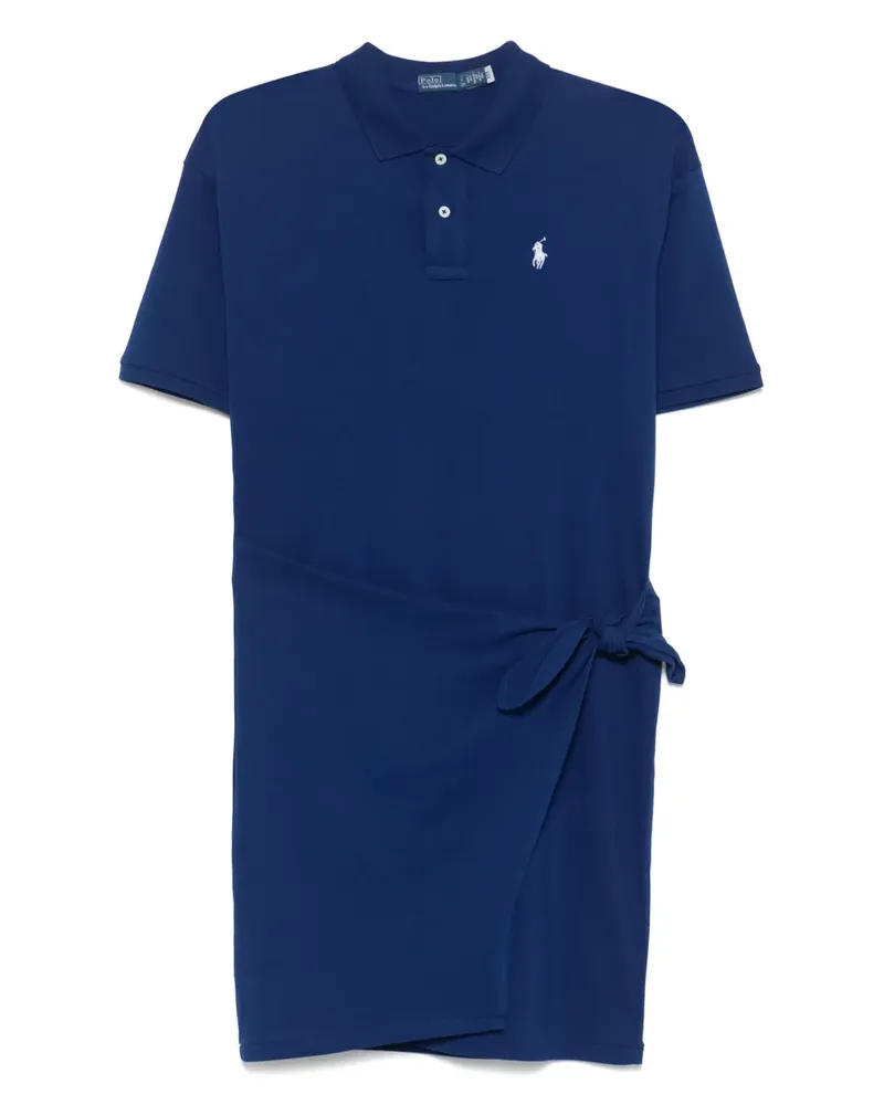 Ralph Lauren Drapiertes Minikleid - Blau Blau