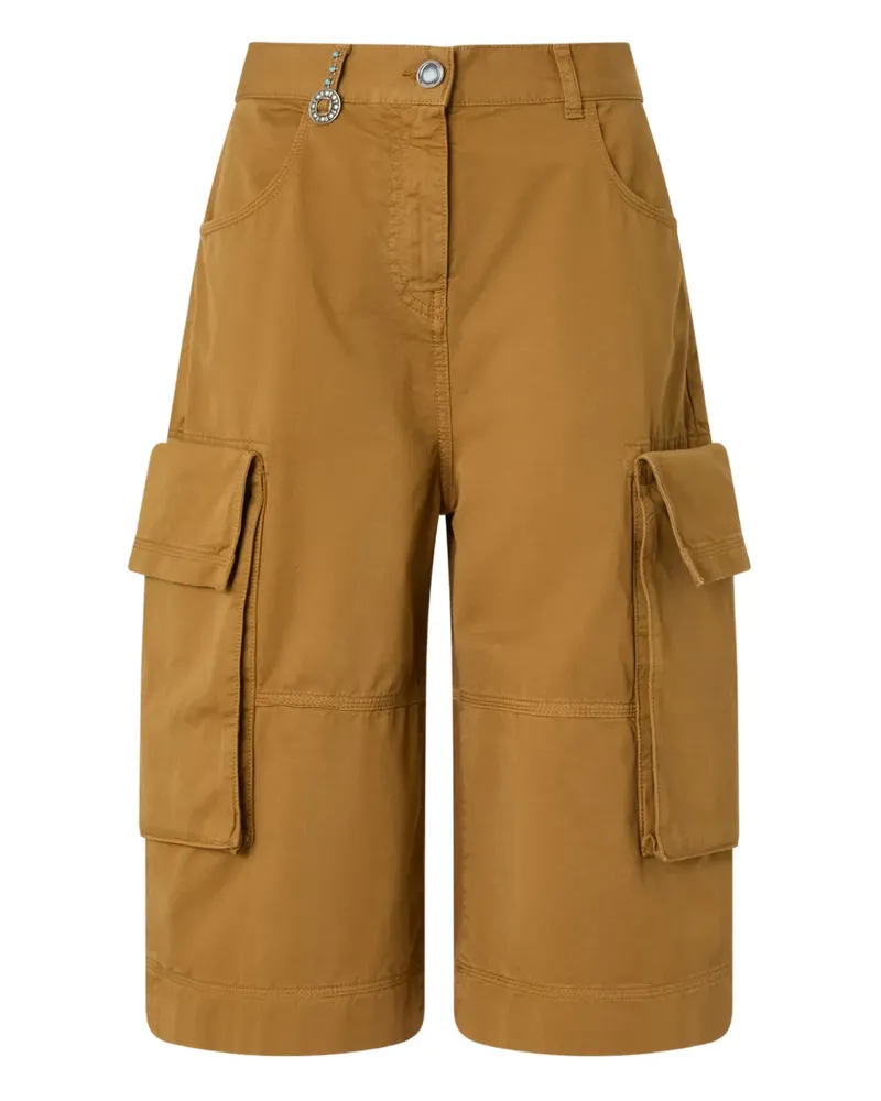 Pinko Knielange Shorts - Braun Braun