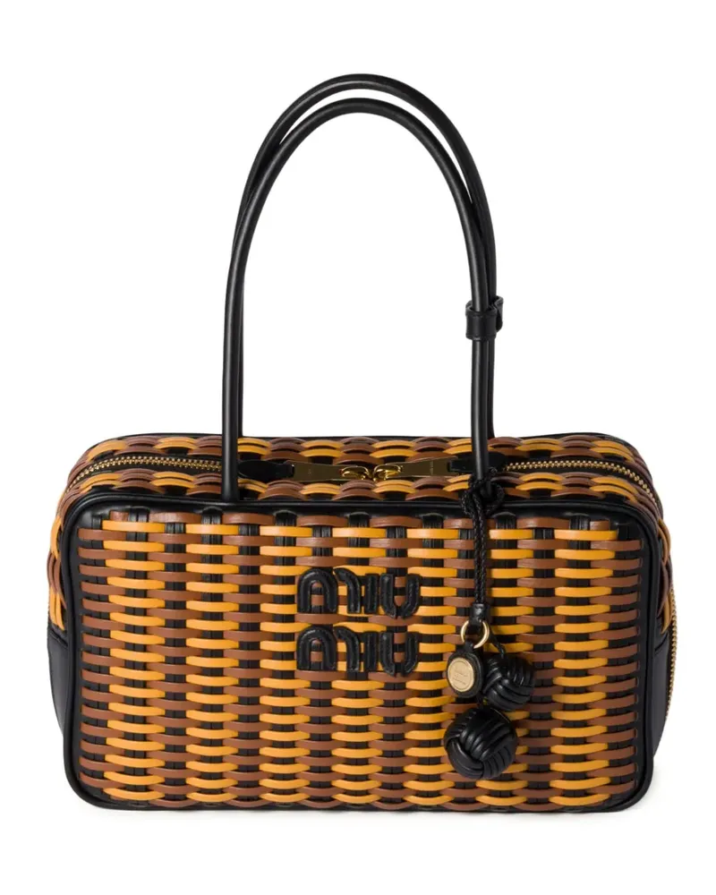 Miu Miu Beau Tote Bag - Schwarz Schwarz
