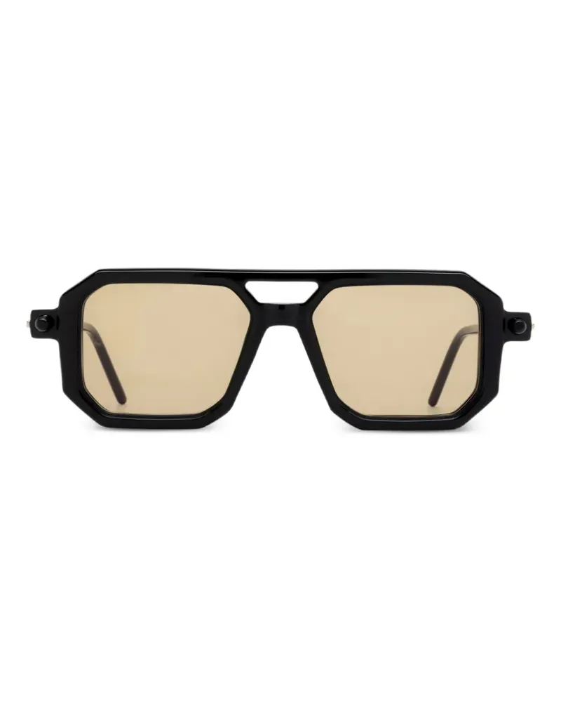 KUBORAUM Brille mit geometrischem Gestell - Schwarz Schwarz