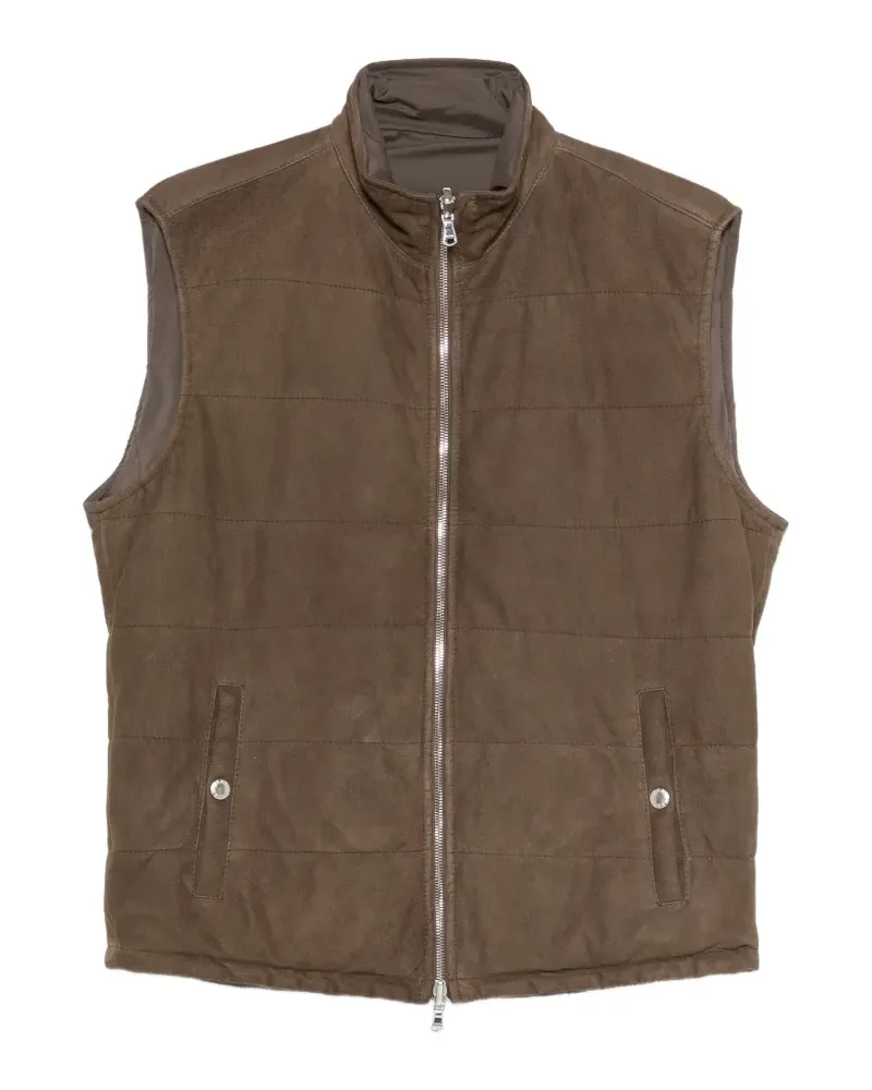 BARBA SJ Kent quilted gilet - Braun Braun