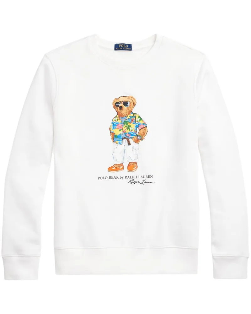 Ralph Lauren Sweatshirt mit Teddy - Weiß Weiß